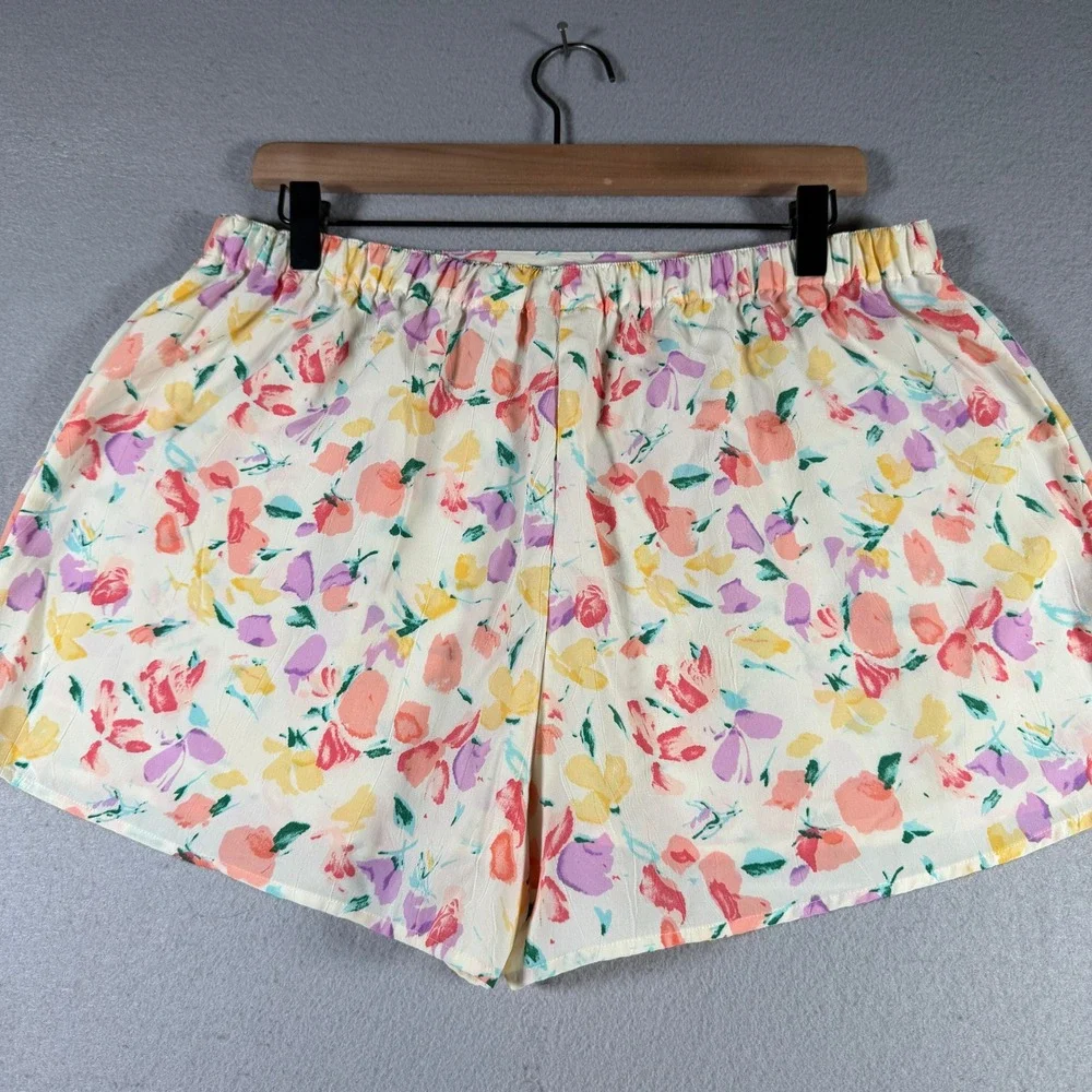 Vintage Victorias Secret Floral Pajama Set Small Sleeveless Top Short Gold Label
